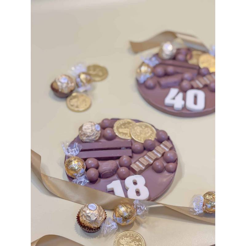 Custom Age Birthday Letterbox Chocolate Chunk