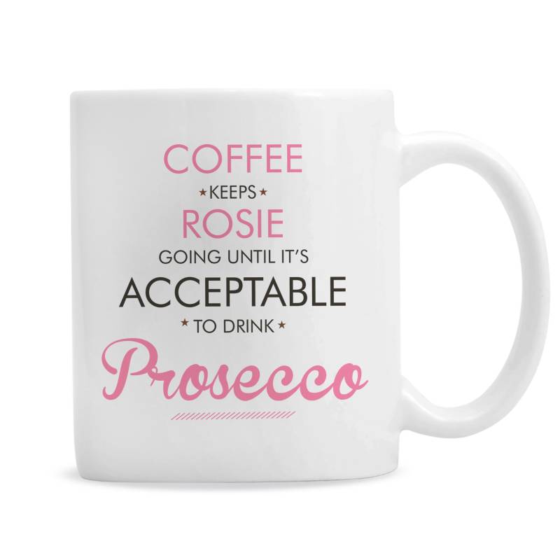 Personalised Acceptable to Drink Mug
